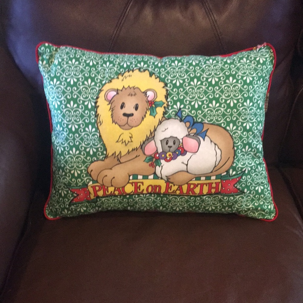 Peace on Earth Christmas Pillow